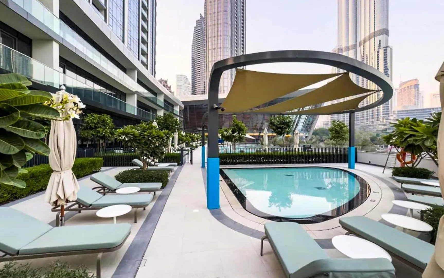 Livbnb-Modern 2Br With Partial Burj Khalifa View Dubaj Egyesült Arab Emírségek