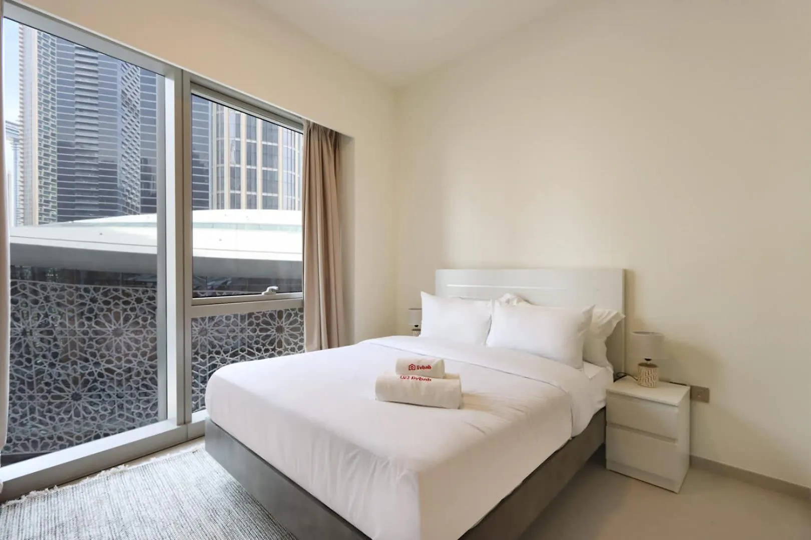 Livbnb-Modern 2Br With Partial Burj Khalifa View Dubaj
