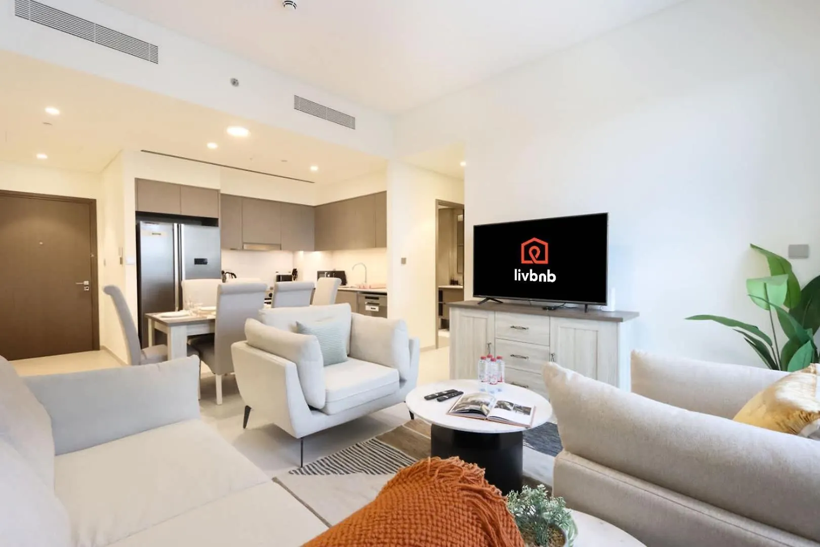 Apartment Livbnb-Modern 2Br With Partial Burj Khalifa View Dubai United Arab Emirates
